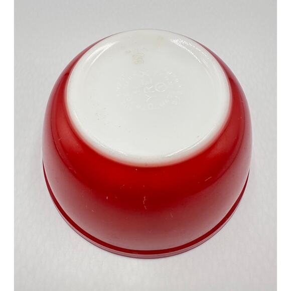 Vintage Pyrex Primary Red 402 Nesting Mixing Bowl 1.5QT - Picture 7 of 9